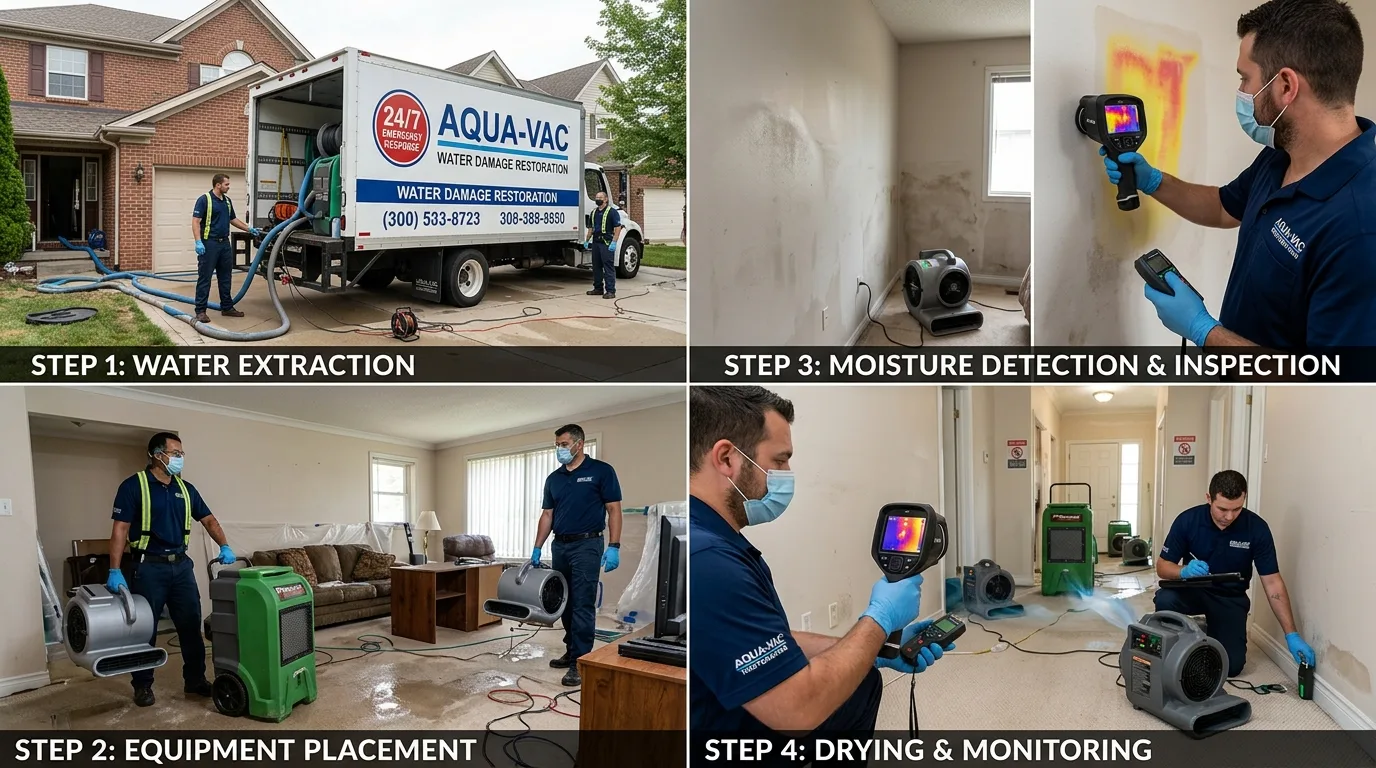 Jersey Village Water Damage Restoration Process: Step by Step